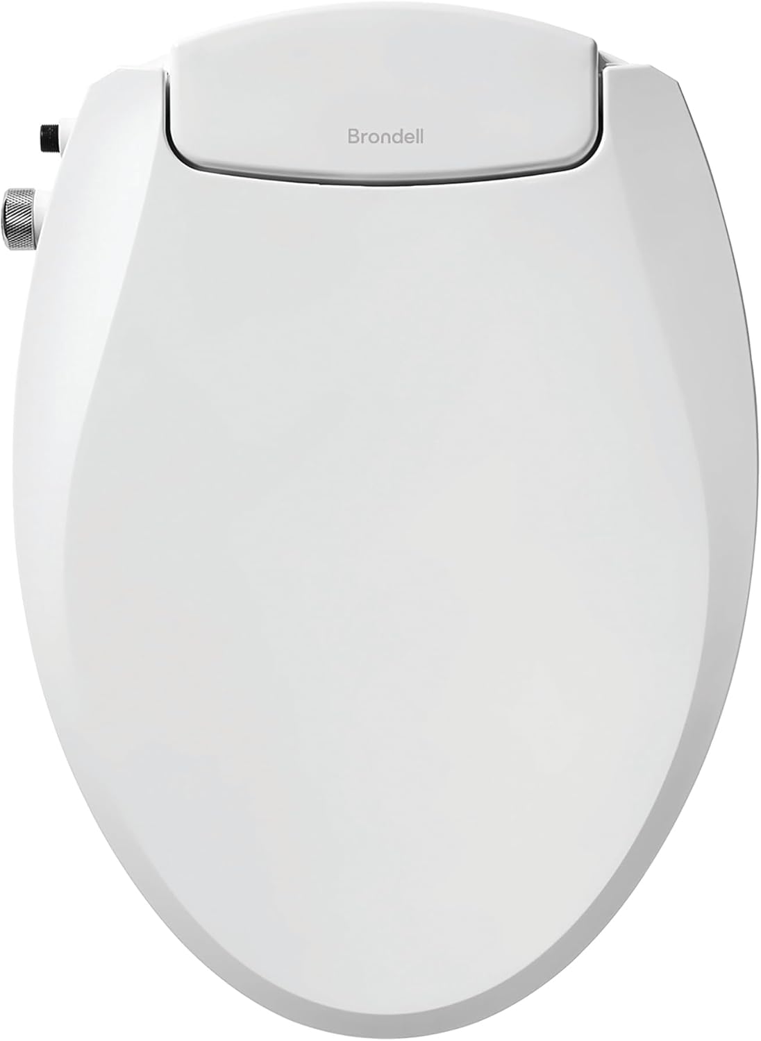 Bidet Toilet Seat Non-Electric Swash Ecoseat, Fits Elongated Toilets, White - Dual Nozzle System, Ambient Water Temperature - Bidet with Easy Installation